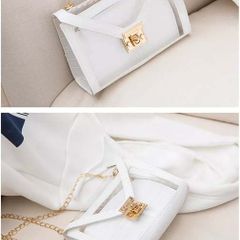 jelly crocodile pattern crossbody bag
