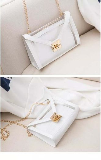 jelly crocodile pattern crossbody bag