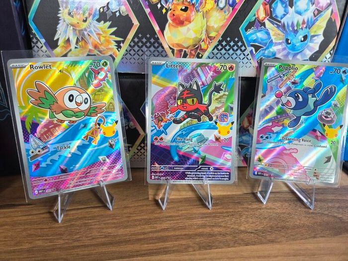 Complete First Partner Illustration Collection - All 9 starter trios NM