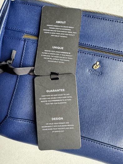 KNOMO 10 inch Tablet Clutch Bag BNWT - genuine leather