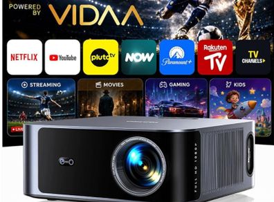 TOPTRO X9 Pro Smart HD Projector 2200 ANSI 40W Speakers Auto Focus