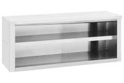 Kitchen Wall Cabinet 120x40x50 cm Stainless Steel