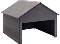 main image for ad Lawn Mower Garage Grey 80x80x70 cm WPC