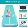 Air Track Artistic Gymnastics Mat 2 3 4 5 6 Metres 10/20 cm Thick Home Gymnastics Mattress/Yoga/Training/Cheerleading/Fun Water with Electric Pump Image 3