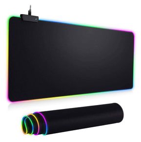 New Large Computer RGB Backlight LED Mouse Pad Gaming Mouse Keyboard Mat #1422