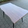 Nordina Home Altana Wavy Dining Table - Walnut (120 x 70 cm) Image 4
