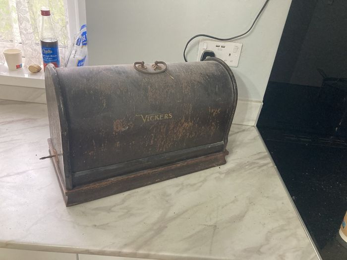 Antique Vickers singer sewing machine