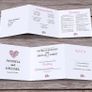 Floral Trifold Wedding Invites Image 3