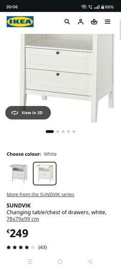 Changing table Sundvick