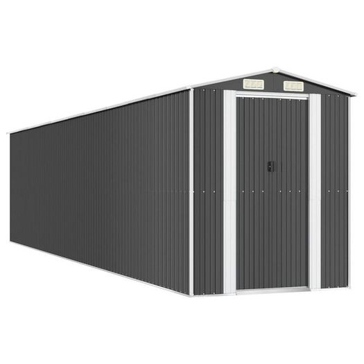 Garden Shed Anthracite 192x1021x223 cm Galvanised Steel