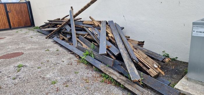 free timber, old decking , good for burning