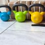brand new 2x8kilo cast iron kettlebells Image 9
