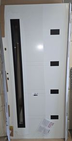 Insulated exterior steel door