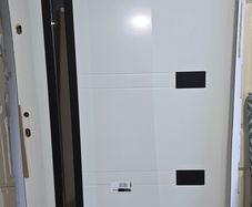 Insulated exterior steel door