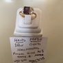 New 18ct Solid Gold Hand Made Cubic Stone Ring Image 3