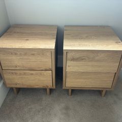 set of 2 bedside tables