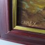 Lovely oil on board of forest land scape singed M Carey. Image 9