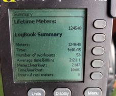 Concept 2 Rowing machine with PM5