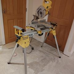 Dewalt Chop Saw and table 110 volt