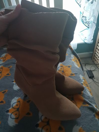 Leather boots