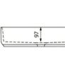 Sonas Avanti rectangular basin Image 8