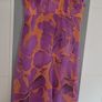 MINT VELVET Mauve and Salmon Floral Ruffle Midi Sz 10 UK - Rrp 220 (New) Image 6