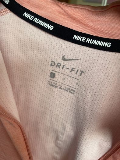 Nike quarter zip running top size L