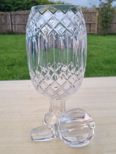 Waterford Lismore Cut Crystal Spirit Decanter in Ball Stopper