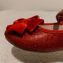 Red Patent Sparkly Glitter Mary Jane Shoes Image 9