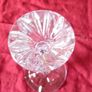 9 Inches Tall Cut Crystal Candle Holder Image 4