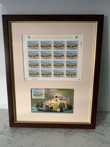 Jordan Grand Prix Formula 1 - Official An Post Framed Stamp Set 2001