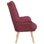 Relaxing Chair Wine red Image 5