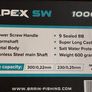 Brain Apex SW 10000 Surf Reel  Full-Size Power for Sea Fishing Image 4