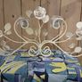 Decorative Candle / Nightlight Holders: metallic with rose/flower & leaf detail.. Image 2