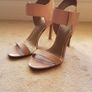 NINE WEST - Blush nude leather high heels Image 2