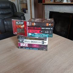 Rock and Metal Book Collection Slash CD Bundle
