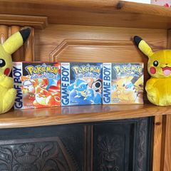 Pokemon Red/Blue/Yellow Mint/near mint bundle