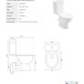 2x Sonas Select Open Back Rimless Soft Close Toilets Image 5