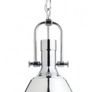 Ceiling chrome pendant lamp x 2 - NEW! Image 2
