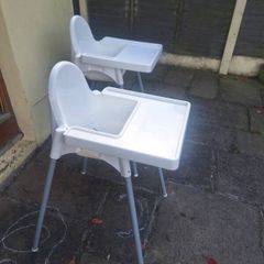 2 ikea high chairs