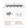 Steel Landscape Edging 5 Packs 39 x 4in Rust-Resistant for Yard Dark Gray Image 2