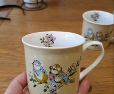 Set Of 5 Katie Alice Bird Design Cups