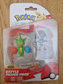 Pokemon Pawniard and Roselia 5cm Battle Figures 2 Pack