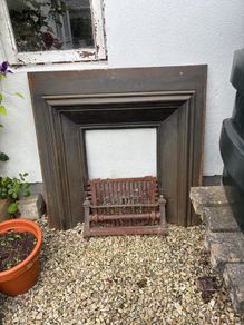 cast iron fireplace insert