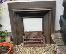 cast iron fireplace insert