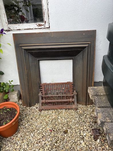 cast iron fireplace insert