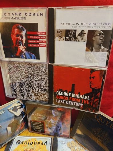 CD's Bundle Michael Jackson, Metallica, Scorpions, Queen, Greenday, Radiohead Etc