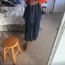 Denim skirt maxi Image 8
