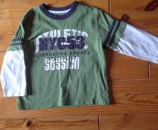 Age 4 Green Mock-Layer Top