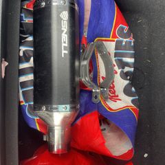 rear universal exhaust can with db